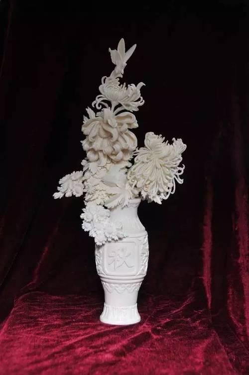 第一次這么清晰,這么近,實拍牙雕工藝美術大師四季作品